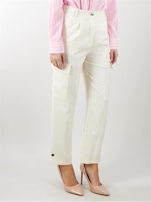 Luxury textured trousers Simona Corsellini SIMONA CORSELLINI | Pants | PA01201TVIS0012359